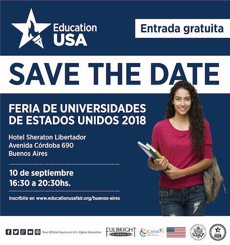 Feria Anual de Universidades de Estados Unidos 2018